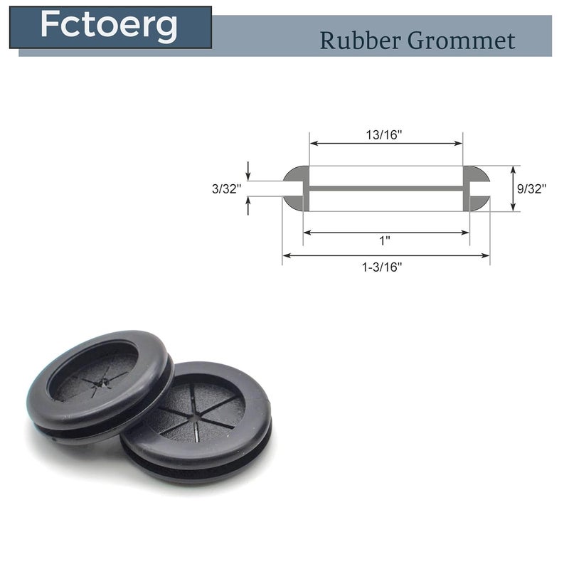 Fctoerg Rubber Grommets for Wiring Firewall Hole Plugs Wire Protection Grommet Electrical Appliance Tubing Plumbing for 1" Drill Hole - Image 2